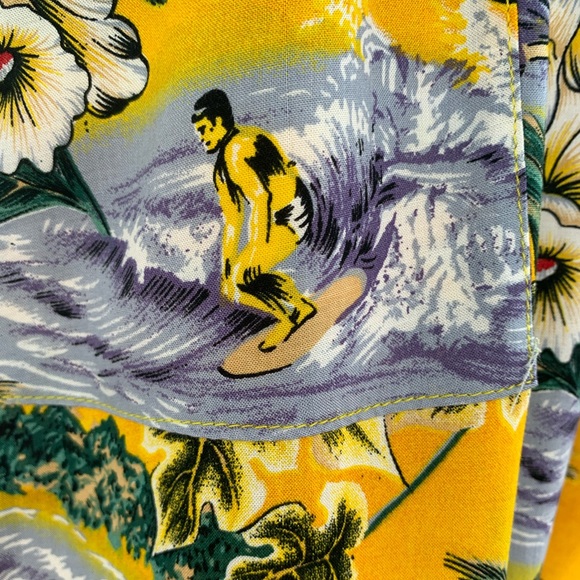 Island Planet Tropical Print Capris Pants - Picture 5 of 8